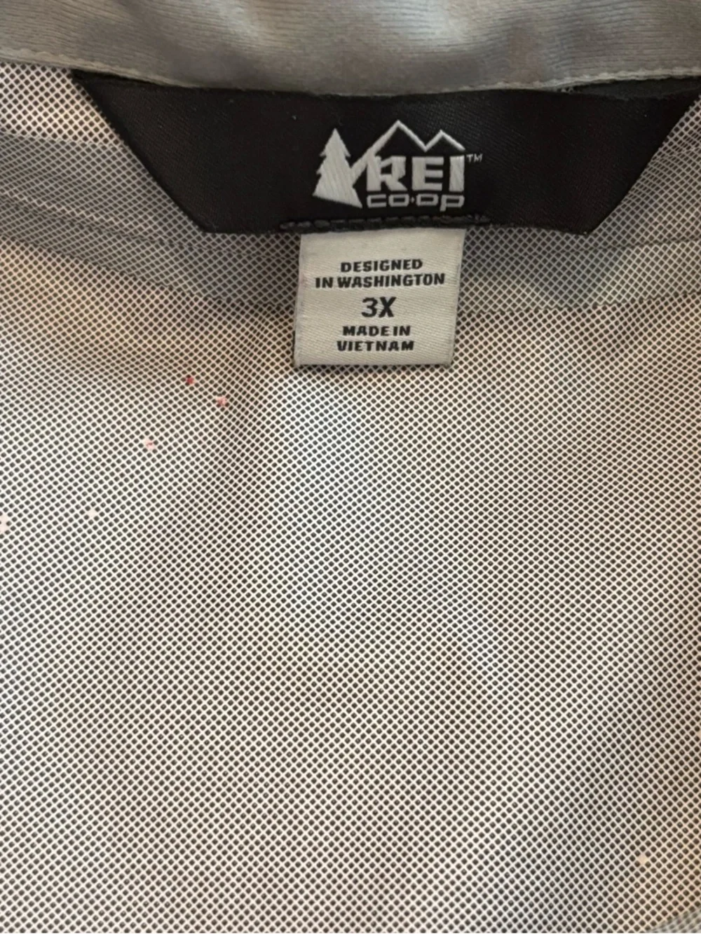 REI Co-op Rainier Peak 2.5L Rain Jacket Coral Red Hooded Waterproof Women’s 3X - Picture 13 of 16